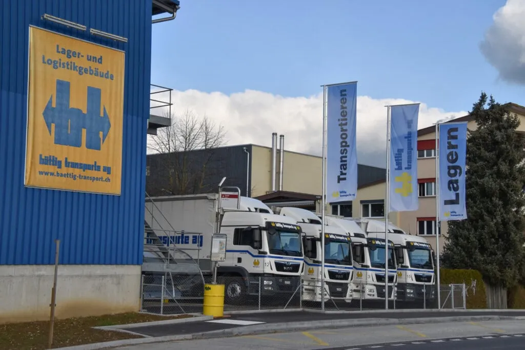 Bättig Transporte AG Logo Landingpage Zentrale