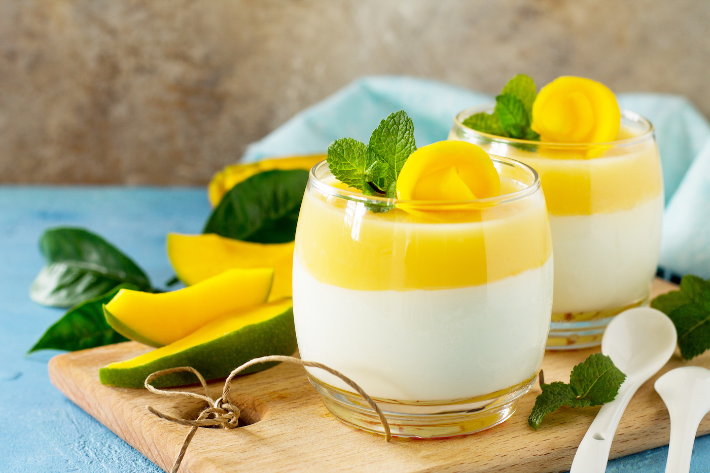 Kochen mit exotischen Früchten: Mango-Creme ein köstliches Dessert